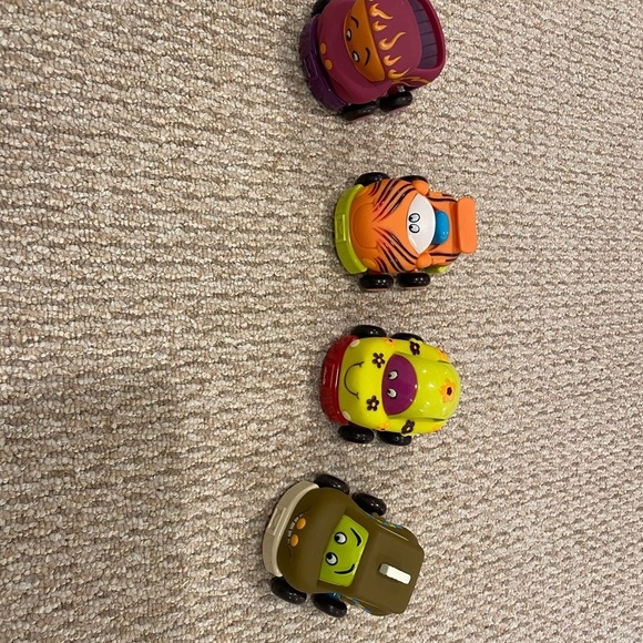 B. Toys 4 Pull Back Vehicles Car, Pick up Truck, Race Car and Taxi Toddler Toys - Picture 15 of 15